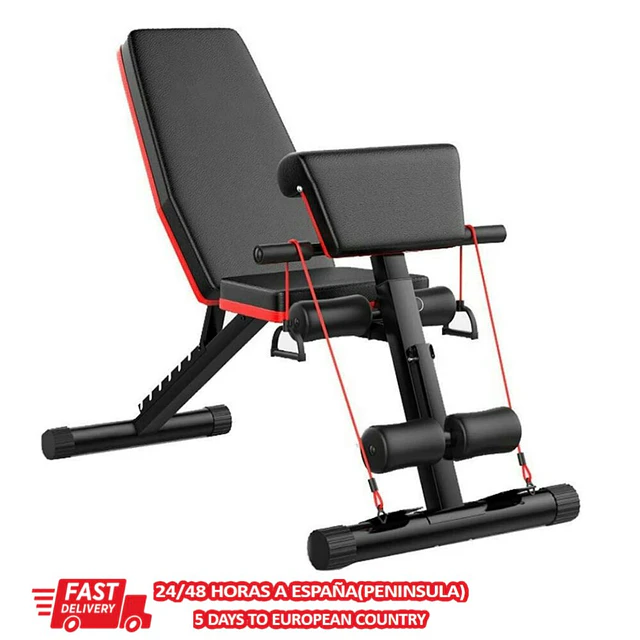 FACE791 Banco NOVO musculação ajustável  abdominal  bicípes etc