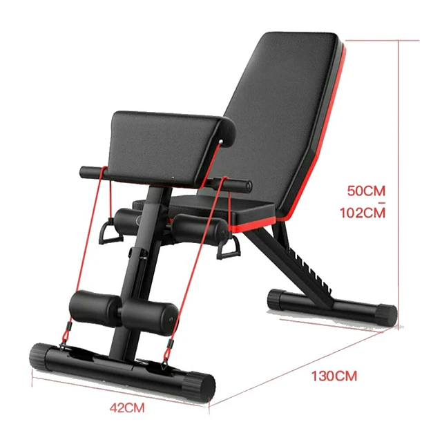 FACE791 Banco NOVO musculação ajustável  abdominal  bicípes etc