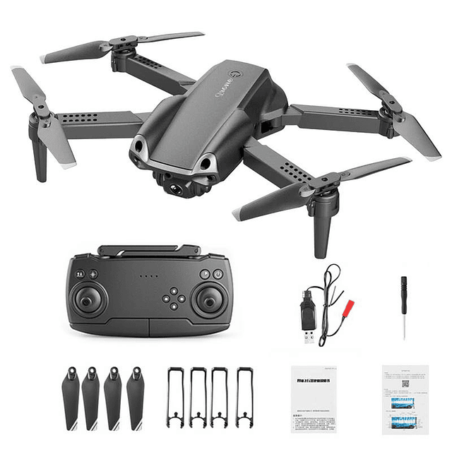 FACE798 Drone  S6  dobrável rc zangão 4k hd câmera dupla com bolsa