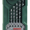 FACE821 KIT 7 brocas BOSCH pedra Mini-X-Line  3/4/5/5,5/6/7/8 mm