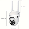 FACE1027 Câmera IP Segurança Wi-fi HD 1080P  PTZ IP 355 Graus 2.4G Detecção Movimento  Alarme 