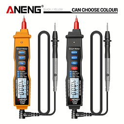 FACE1084 ANENG A3003 Multímetro Digital Tipo Caneta 4000 Contagens Com Testador de Tensão AC/DC Sem Contato, Resistência, Capacitância e Hz