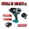 FACE1095-A Potente Pistola chave impacto 3100nm Onevan 3/4  2800w bateria 588vf