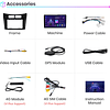 FACE1105  Auto Rádio Toyota Yaris 2005-2012 Android  1gb ram 16gb rom 2 Din