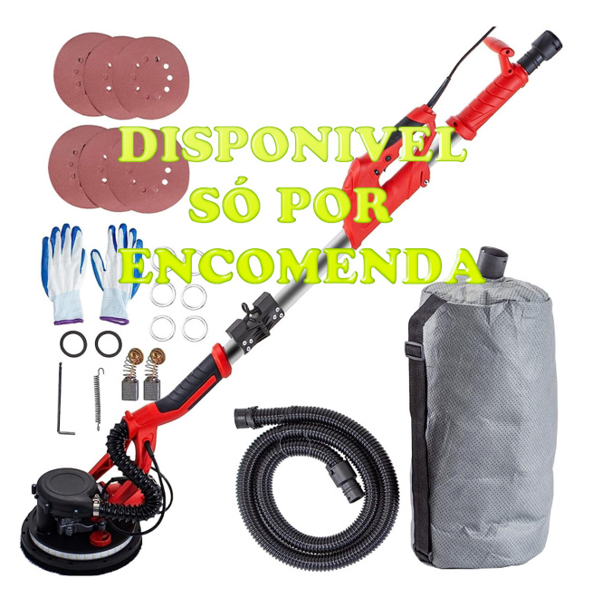 FACE1138lixadeiraexcêntricadrywall225mm750wlixadeiracomtirasacodevácuoluvasóculosdesegurança