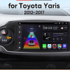 FACE1198  Auto Rádio android Toyota Yaris 2012-2017 1gb ram 16gb rom 