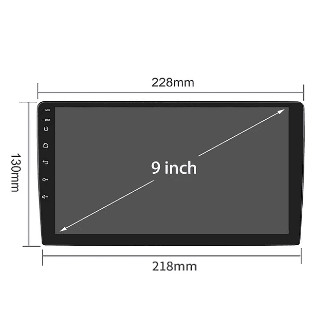 FACE1199 Auto Rádio  android LADA Vesta Cross Sport 2015-2019 1gb ram 16gb rom