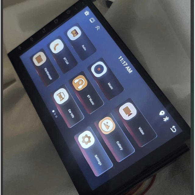 FACE813 Auto Rádio Android 7 polegadas versão 12.0 Estéreo GPS WIFI bluetooth FM 1GB RAM 16 GB ROM