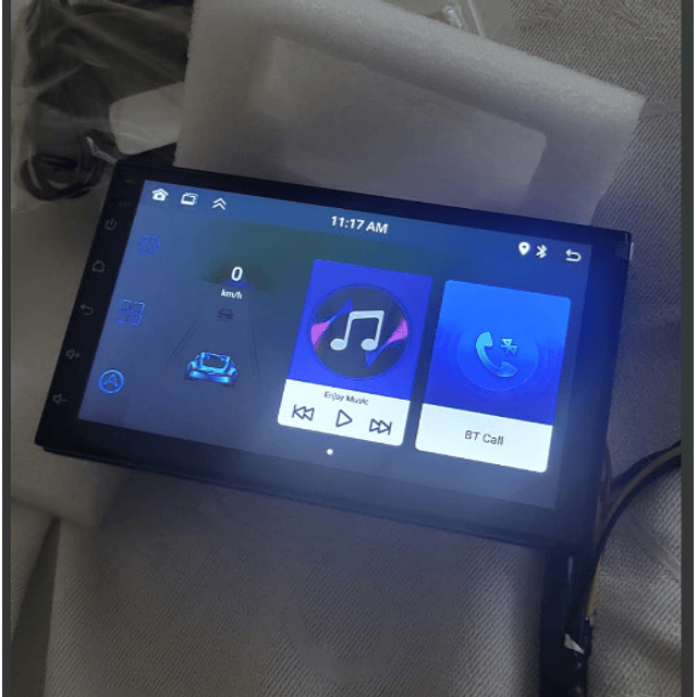 FACE813 Auto Rádio Android 7 polegadas versão 12.0 Estéreo GPS WIFI bluetooth FM 1GB RAM 16 GB ROM