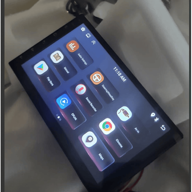 FACE813 Auto Rádio Android 7 polegadas versão 12.0 Estéreo GPS WIFI bluetooth FM 1GB RAM 16 GB ROM