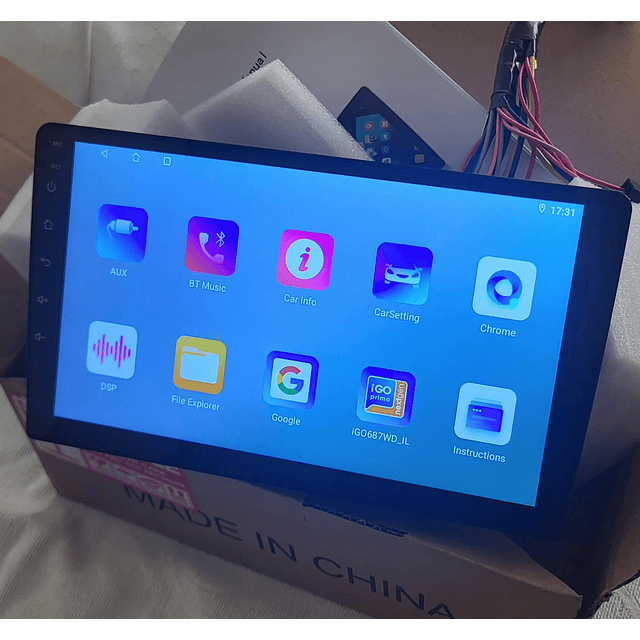 FACE189 Auto rádio Android  9 polegadas 2 Din   1gb ram + 16G rom GPS WIFI FM