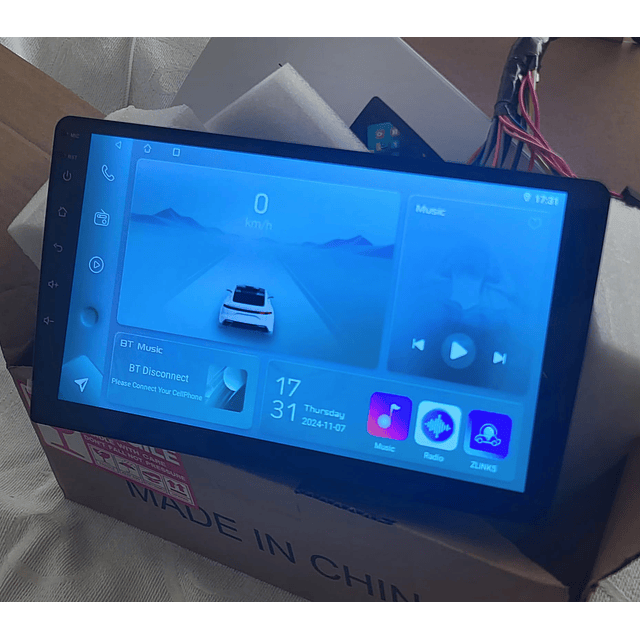 FACE189 Auto rádio Android  9 polegadas 2 Din   1gb ram + 16G rom GPS WIFI FM