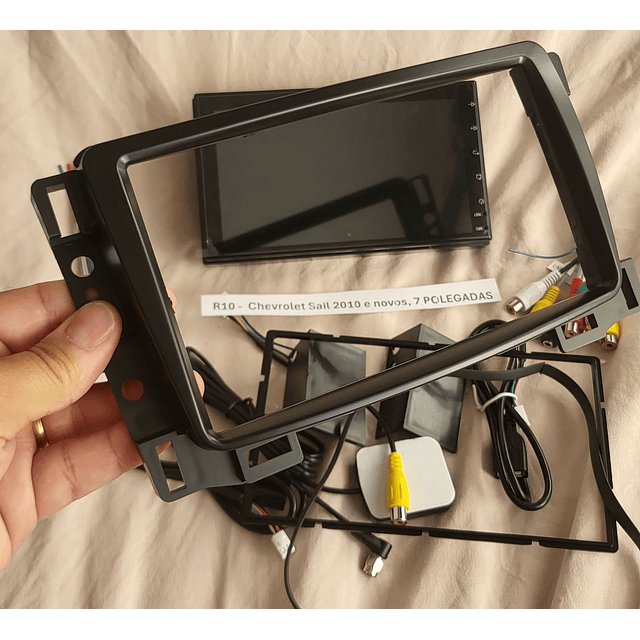 R10 - Auto Rádios Chevrolet Sail 2010 e novos, 7 POLEGADAS sitema android 