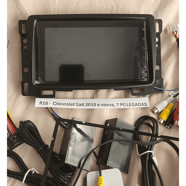 R10 - Auto Rádios Chevrolet Sail 2010 e novos, 7 POLEGADAS sitema android 