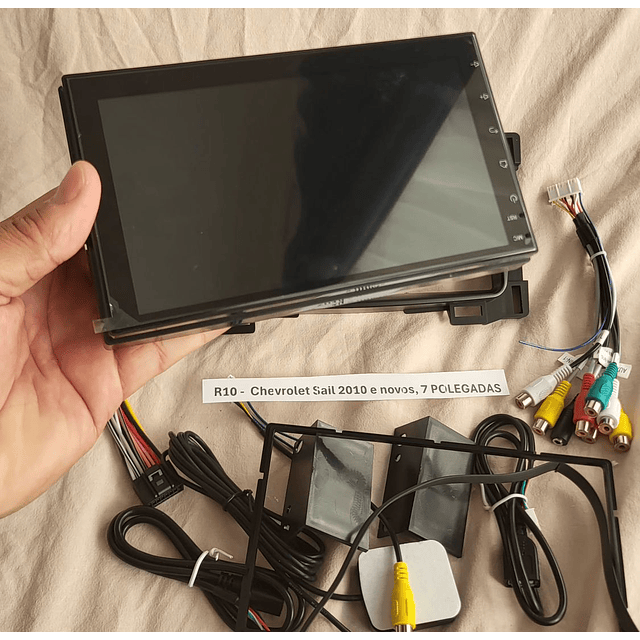 R10 - Auto Rádios Chevrolet Sail 2010 e novos, 7 POLEGADAS sitema android 