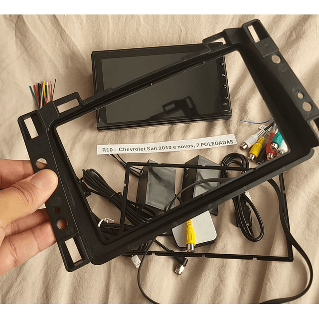 R10 - Auto Rádios Chevrolet Sail 2010 e novos, 7 POLEGADAS sitema android 