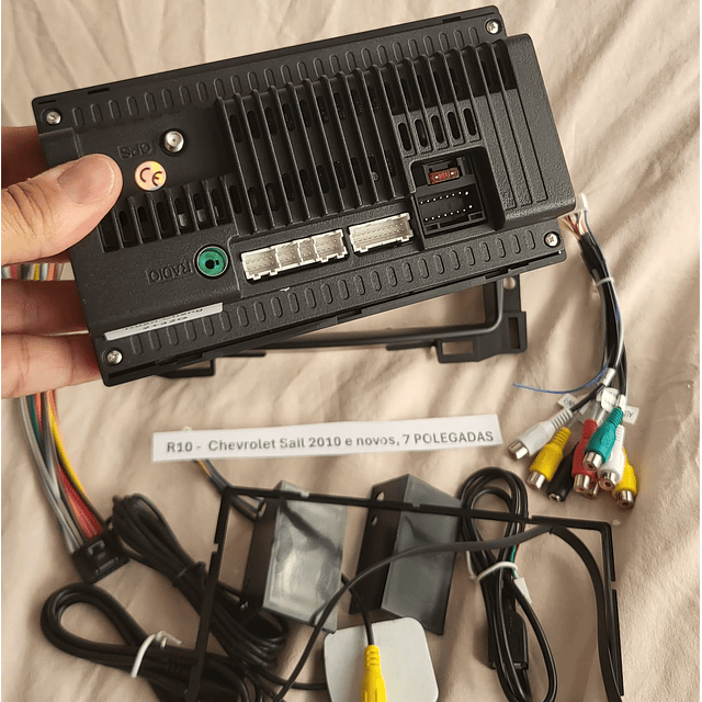 R10 - Auto Rádios Chevrolet Sail 2010 e novos, 7 POLEGADAS sitema android 