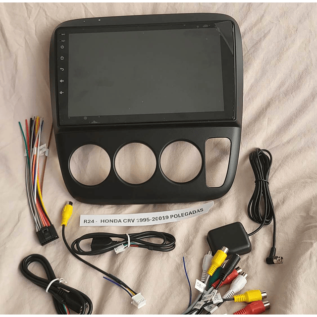 R24 - Auto Rádios HONDA CRV 1995-2001 9 POLEGADAS  android  