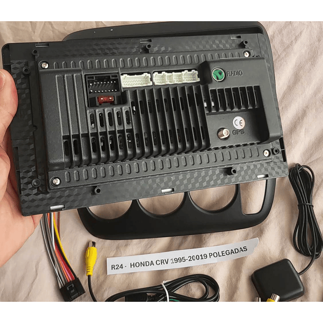 R24 - Auto Rádios HONDA CRV 1995-2001 9 POLEGADAS  android  