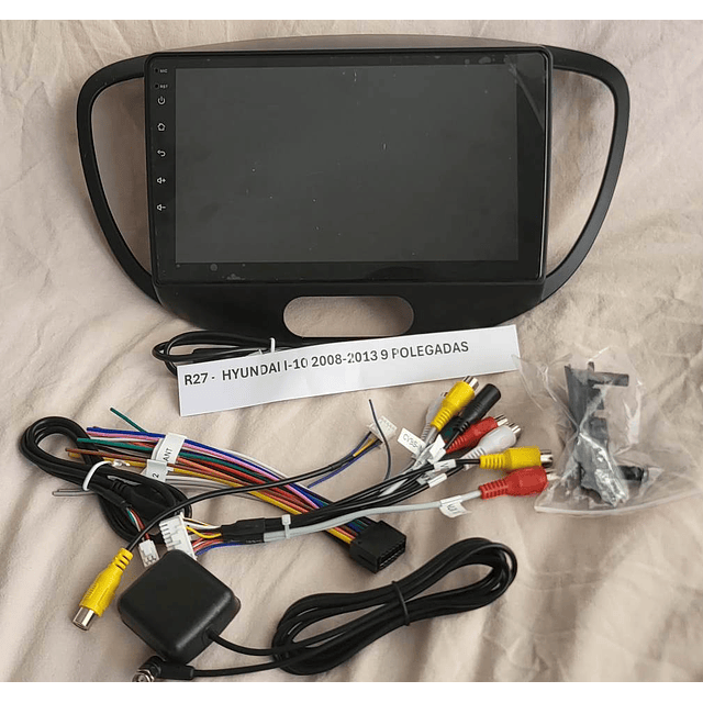 R27 - Auto Rádios HYUNDAI I-10 2008-2013 9 POLEGADAS  android  