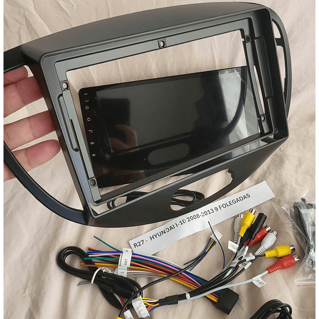 R27 - Auto Rádios HYUNDAI I-10 2008-2013 9 POLEGADAS  android  