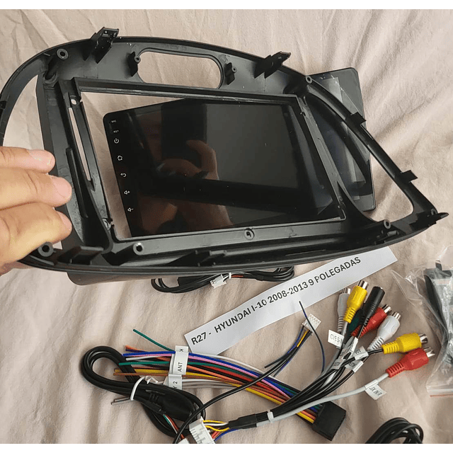 R27 - Auto Rádios HYUNDAI I-10 2008-2013 9 POLEGADAS  android  