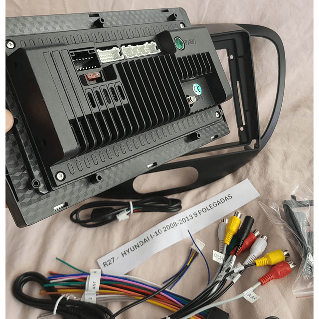 R27 - Auto Rádios HYUNDAI I-10 2008-2013 9 POLEGADAS  android  