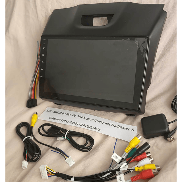 R30 - Auto Rádios ISUZU D-MAX, KB, MU-X, para Chevrolet Trailblazer, Colorado 2012 a 2019 - 9`android