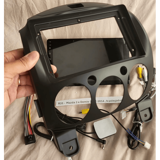 R31 - Auto Rádios Mazda 2 e Demio 2007-2014 , 9 polegadas  android  
