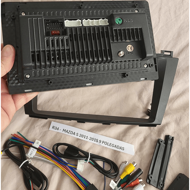 R34 - Auto Rádios MAZDA 5 2011-2015 9 POLEGADAS  android  
