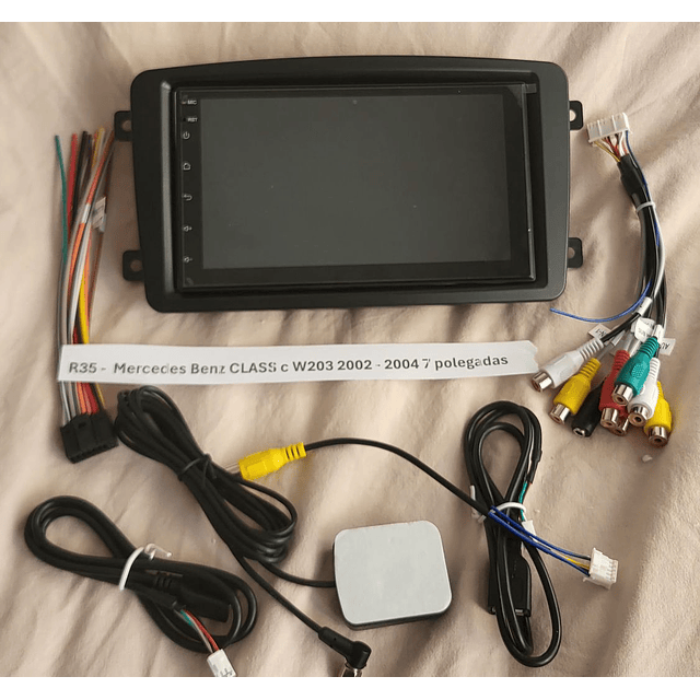 R35 - Auto Rádios Mercedes Benz CLASS c W203 2002 a 2004 7`  android  