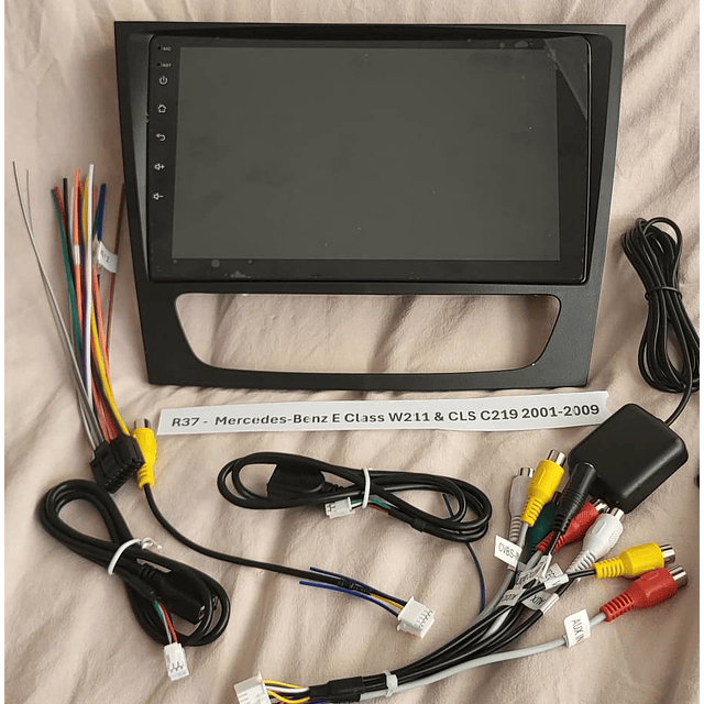 R37 - Auto Rádios Mercedes-Benz E Class W211 & CLS C219 2001-2009  android  