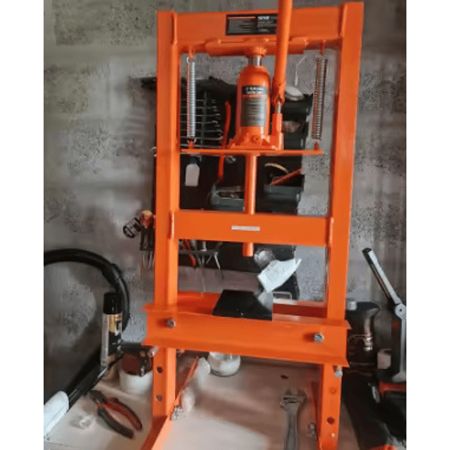 FACE917 Prensa hidráulica 6  toneladas Ajustável com Placas