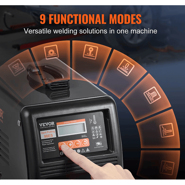 FACE1337 Maquina reparo auto tira moças desempenagem 3000w extrator bate chapas desempanagem