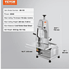 FACE1334  Serra de fita elétrica comercial VEVOR para corte de ossos e carne, 650 W, bancada de trabalho de 315 x 460 mm, cortador de carne congelada para carne suína e bovina, cor prata.