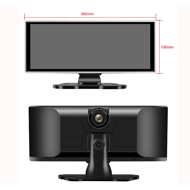 FACE1340 Auto rádio android universal  11.26 polegadas com dupla câmera carplay android auto