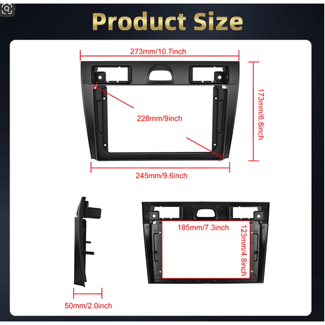 FACE1341 Ford Fiesta 2006-2011 auto rádio android 1gb ram 32gb rom  