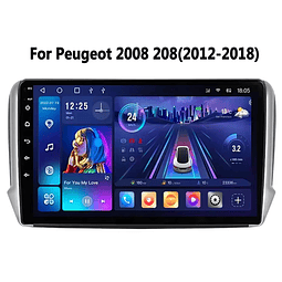 FACE1342 Peugeot 2008 208 2012-2018 auto rádio android 1gb ram 32gb rom  com CANBUS