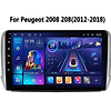 FACE1342 Peugeot 2008 208 2012-2018 auto rádio android 1gb ram 32gb rom  com CANBUS