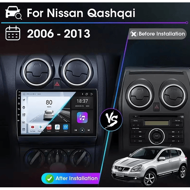 FACE1343 Nissan qashqai J10 2005-2015 auto rádio android 1gb ram 16gb rom 