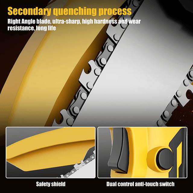 FACE1346 Mini motosserra com braço extensivel 21v com duas baterias