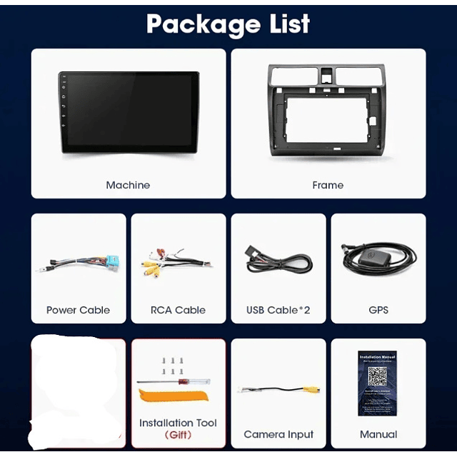 FACE1348 Suzuki swift 2003-2010 Auto rádio android 9 polegadas com 1gb/2gb ram 16bg/32gb rom