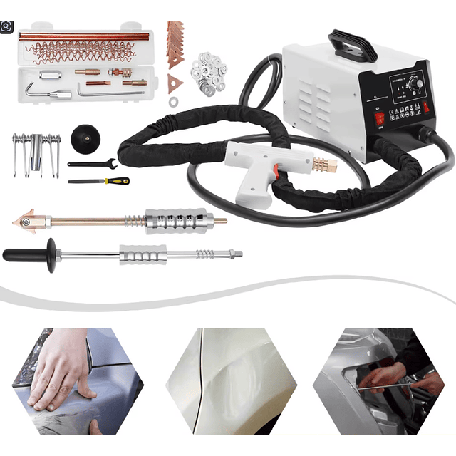 FACE1354 MÁquina reparo auto tira moças desempenagem 3KW  3500A extrator bate chapas desempanagem