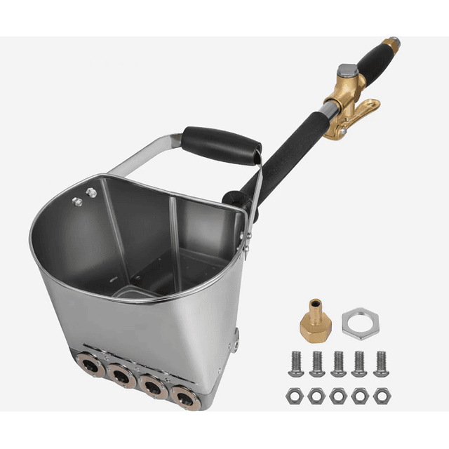 F1358 Pistola de pulverização Cimento Gesso AR com 4 pontas projeção