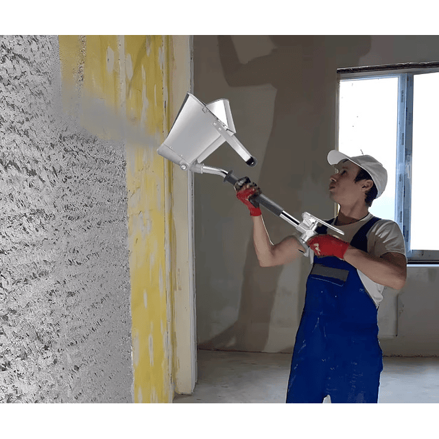 F1358 Pistola de pulverização Cimento Gesso AR com 4 pontas projeção