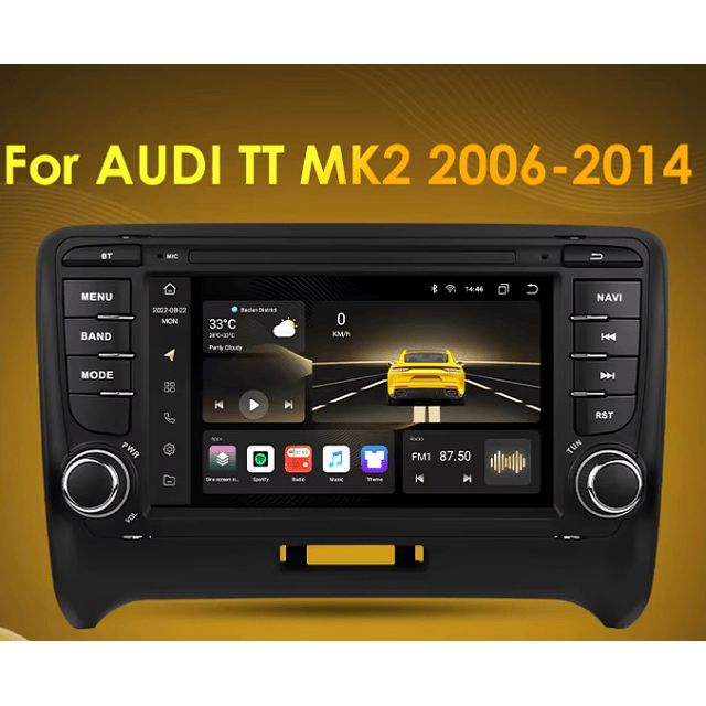 FACE1322 Android AUDI TT MK2 8J 2006 - 2014 1gb ram 16 gb rom 