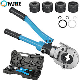 FACE1359 Ferramenta crimpagem de tubos  hidráulica 10 Toneladas  tipo  TH com força de fixação 360 ° 