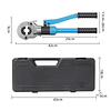FACE1359 Ferramenta crimpagem de tubos  hidráulica 10 Toneladas  tipo  TH com força de fixação 360 ° 