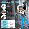 FACE1359 Ferramenta crimpagem de tubos  hidráulica 10 Toneladas  tipo  TH com força de fixação 360 ° 