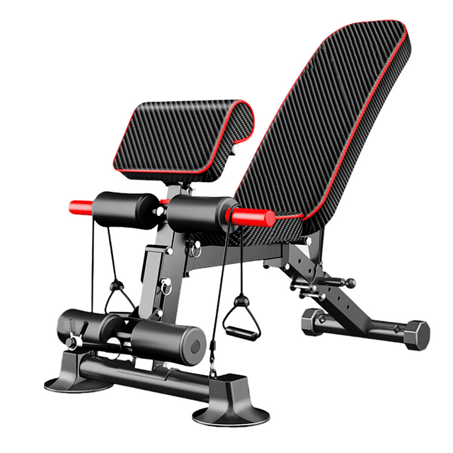 FACE1361 Banco fitness musculação 7 posições ajustáveis Pernas Braços CORE